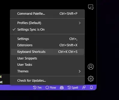 shortcuts di visual studio code